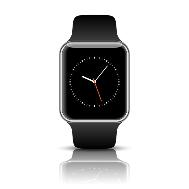 智能苹果手表孤立与图标在白色图片下载