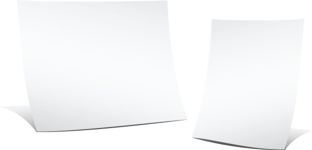 两张白纸图片下载