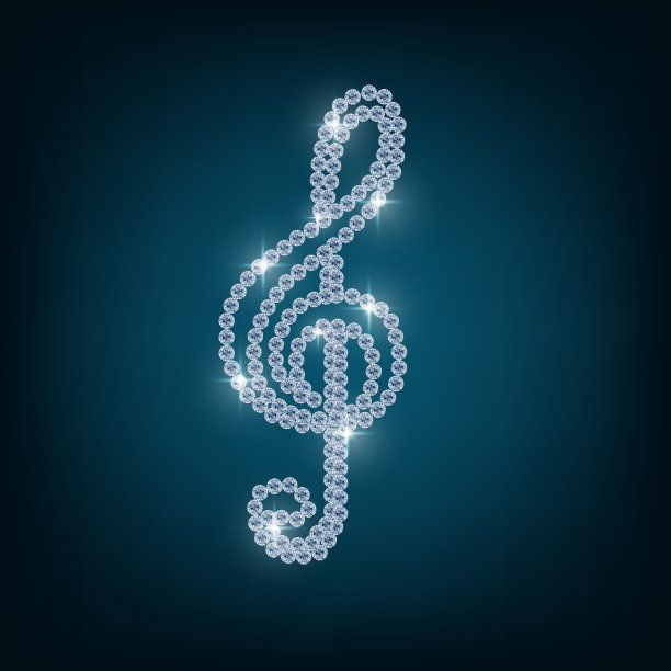 高谱号与概念钻石图片下载