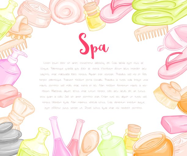 手工绘制的空白设计邀请或礼物图片下载