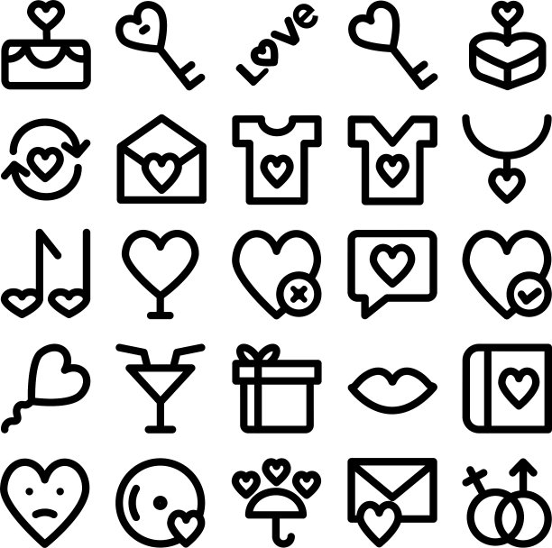 爱情和浪漫的象征图片下载