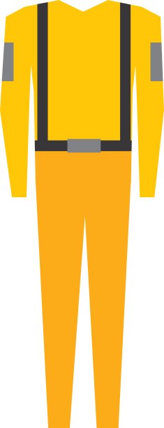 工人制服安全图标图片下载