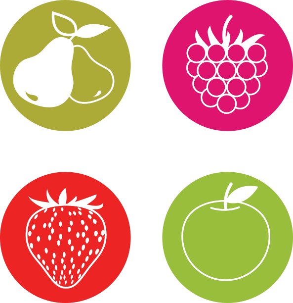 水果象形图图片下载
