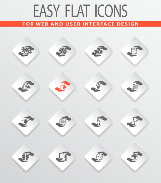 手的图标集图片下载