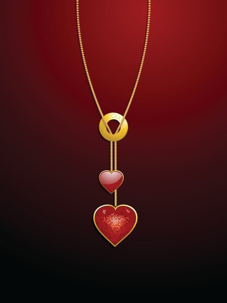 情人节心项链图片下载