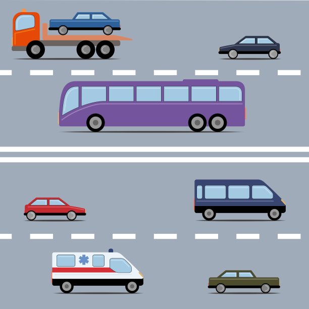 集丰富多彩的交通工具多种多样图片下载