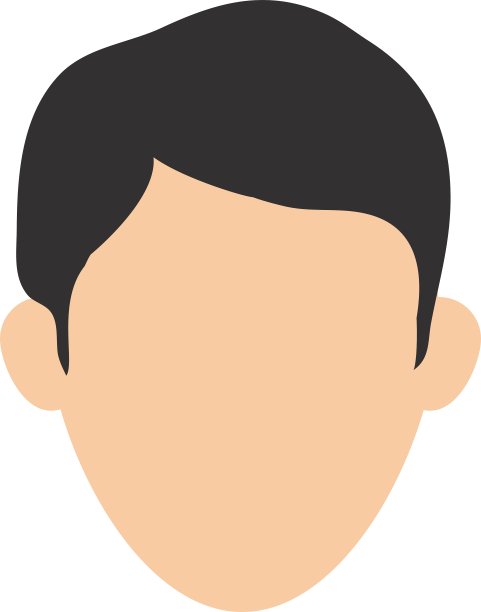 黑头发的男人头像图片下载