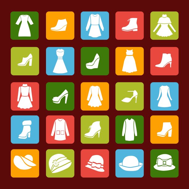 扁平女人引领女性时尚图片下载