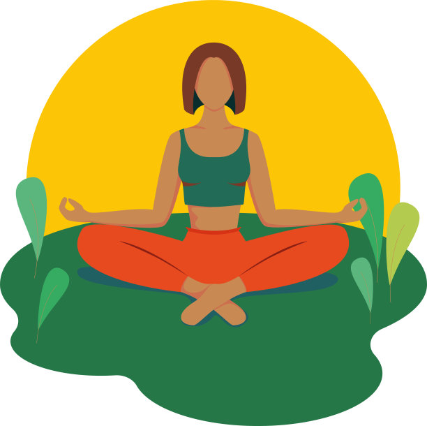 瑜伽姿势的女人图片下载