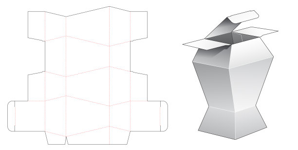 包装模切模板图片下载