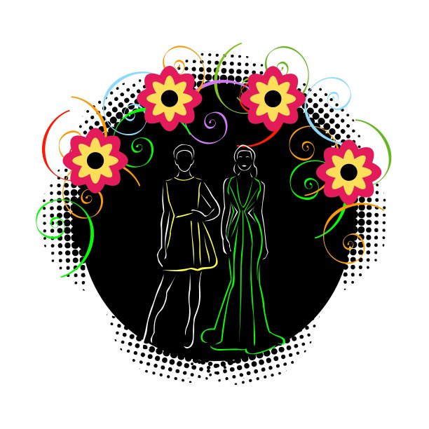 时尚服装中的时尚模特图片下载