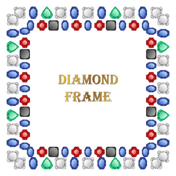 钻石广场框架图片下载