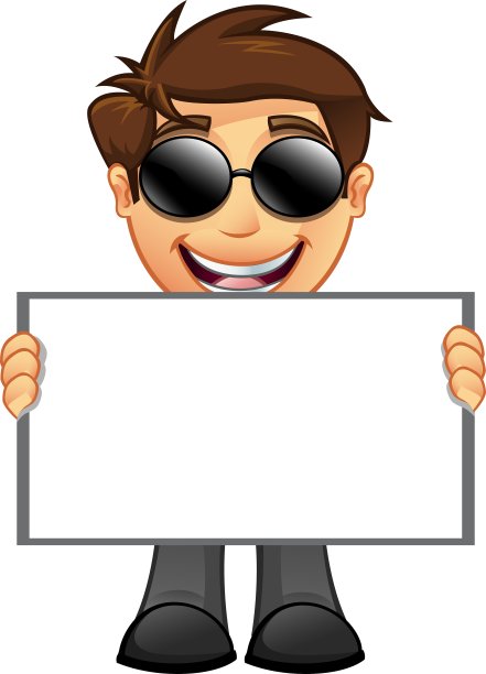 商人空白标志10图片下载