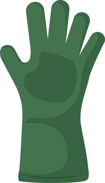 手套图标园艺设计图形图片下载