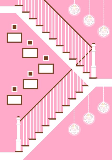 有走廊楼梯的公寓图片下载