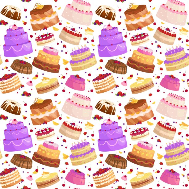 蛋糕图标设置生日食物甜甜点图片下载