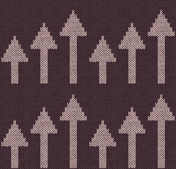 无缝彩色针织图案图片下载