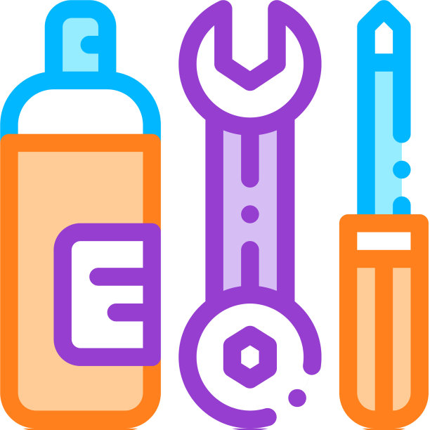 修护工具护发素细线图标图片下载