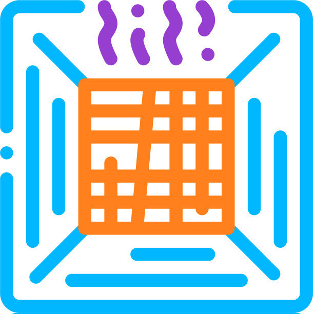 服务空调细线图标图片下载