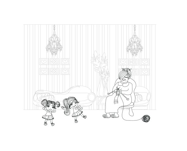 奶奶和孙子图片下载