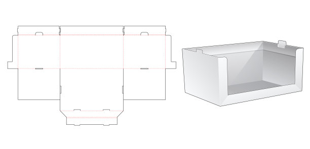 包装模切模板图片下载