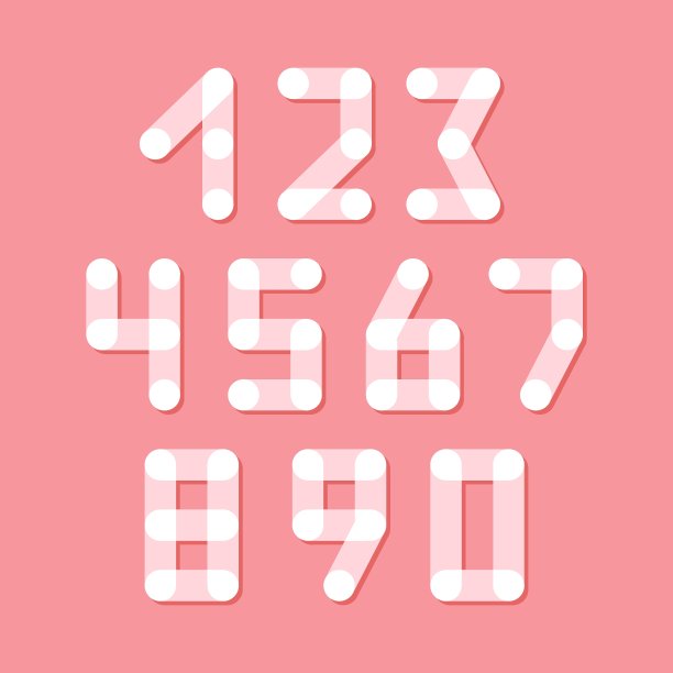 数字设置现代风格图标图片下载