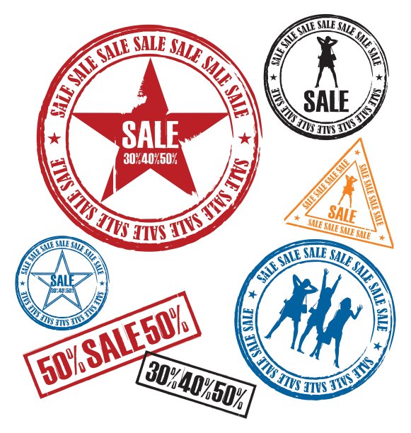 时尚的邮票图片下载