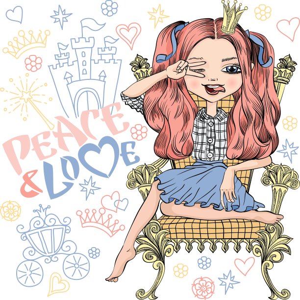 漂亮时尚的女孩图片下载