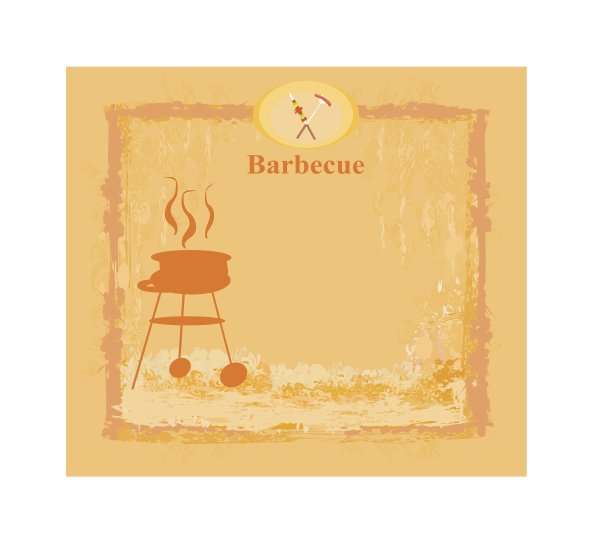 垃圾烧烤派对邀请图片下载