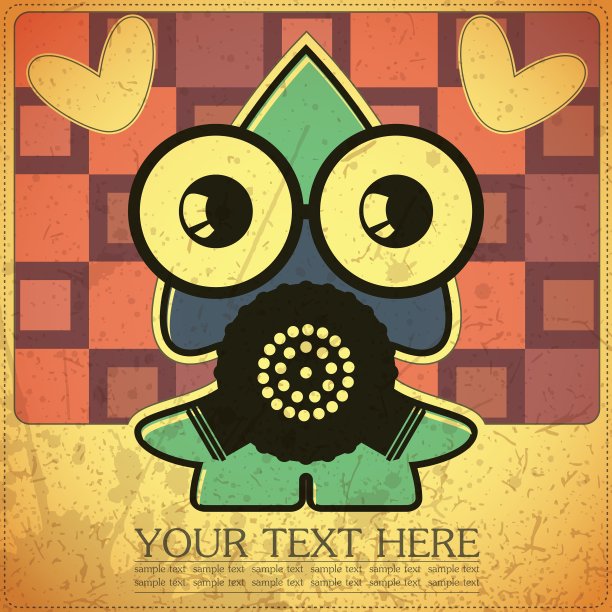 怪物在垃圾摇滚背景图片下载