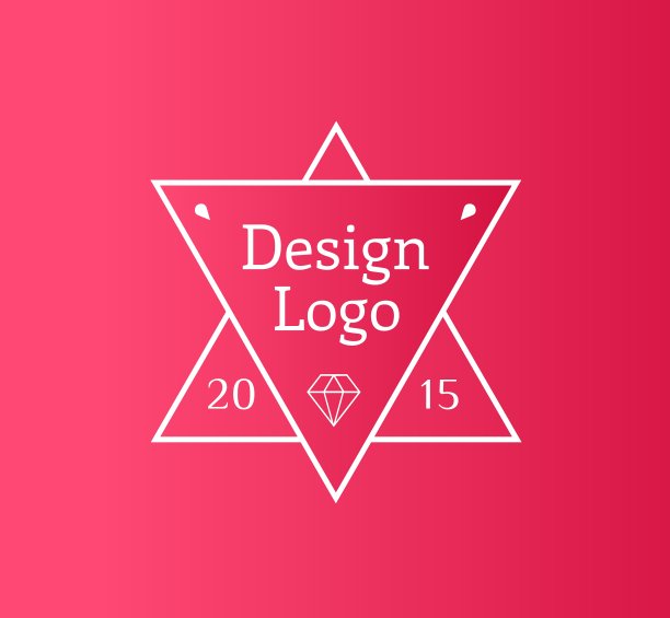 抽象复古Logo设计元素合集图片下载