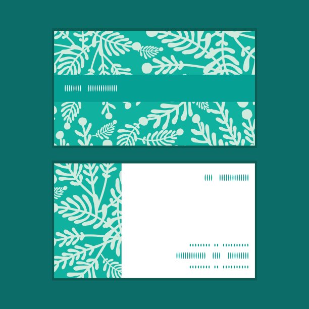 翠绿色植物横条纹框图片下载