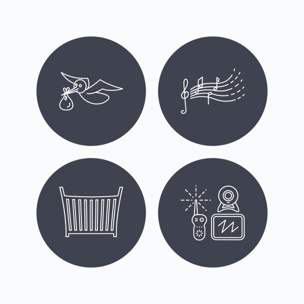 婴儿监视器婴儿床和歌曲的儿童偶像图片下载