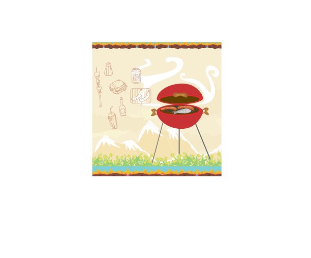 烧烤聚会的邀请图片下载