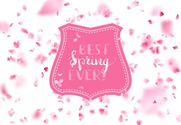 春日落花背景图片下载