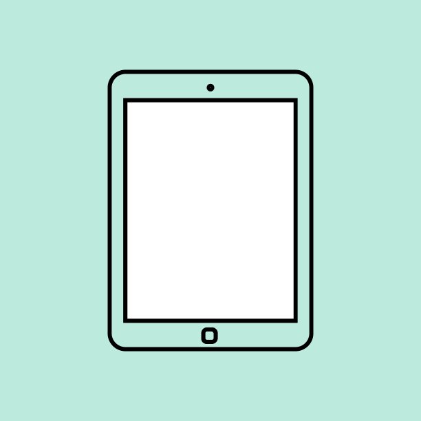 平板电脑网页设计模板元素图片下载