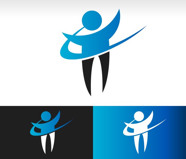 Swoosh人标志图标图片下载