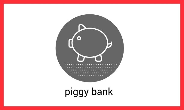 储蓄罐的轮廓轮廓图片下载