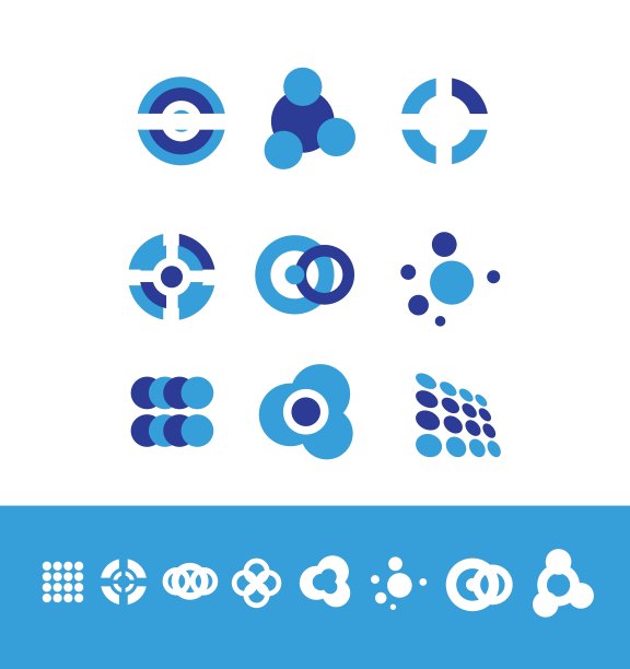 公司商业标志设圆圈图片下载