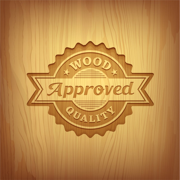 木雕文字认可的设计背景图片下载