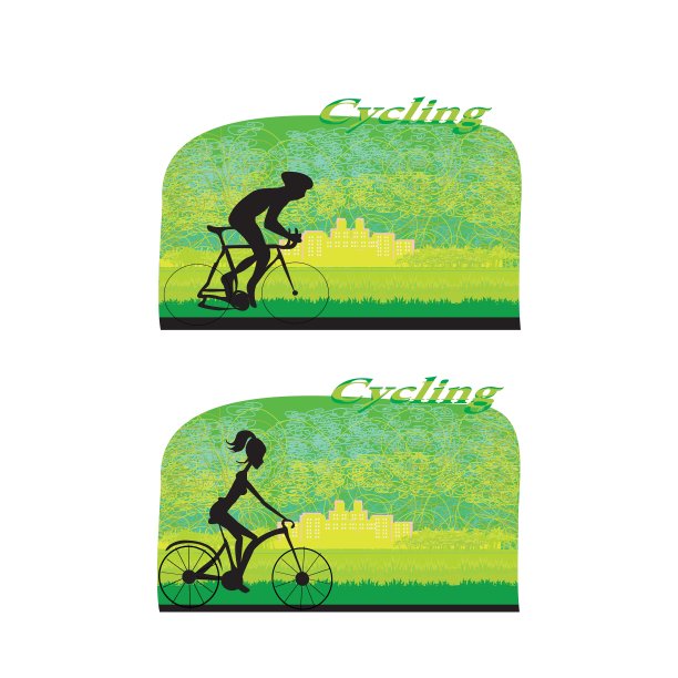 骑自行车的海报图片下载