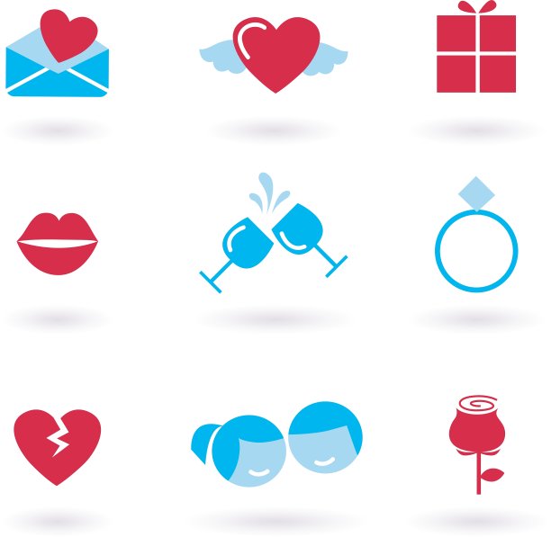 心的图标图片下载