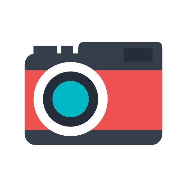 相机水彩孤立图标设计图片下载