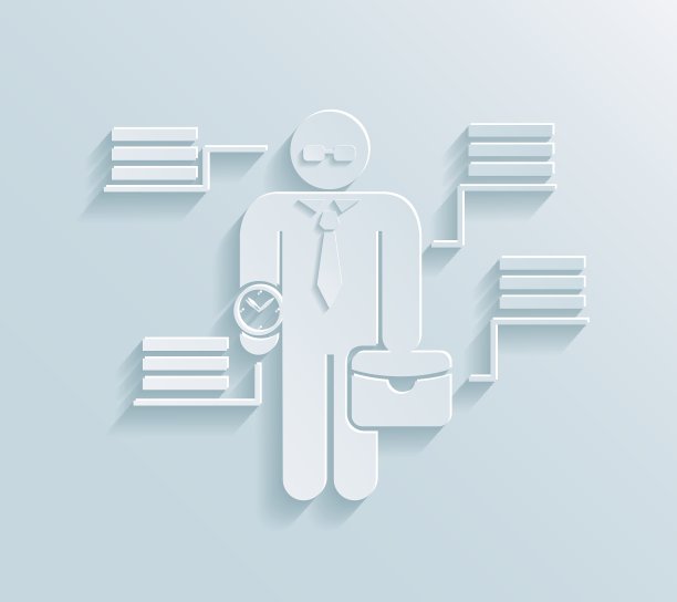 扁纸商人图标图片下载