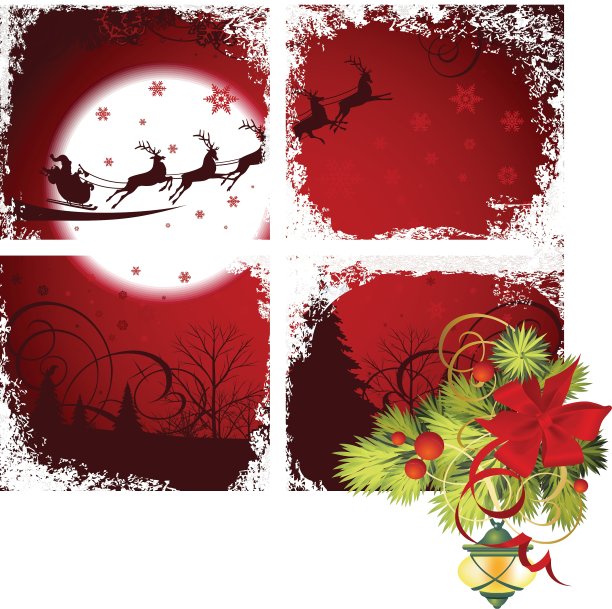 圣诞节的窗口图片下载