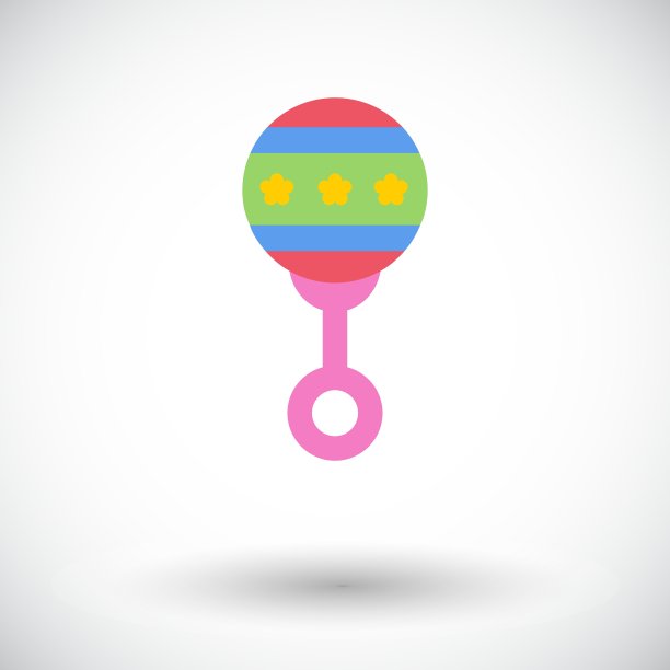 拨浪鼓平图标图片下载