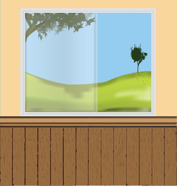 墙上的窗户图片下载