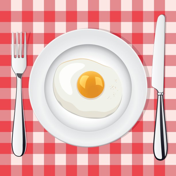 盘子里的鸡蛋图片下载