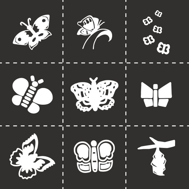 蝴蝶图标合集图片下载