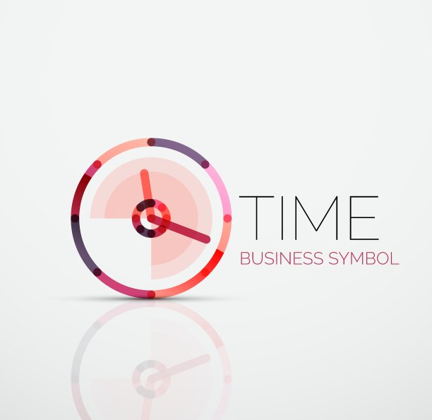 抽象的标志概念时间概念或时钟图片下载